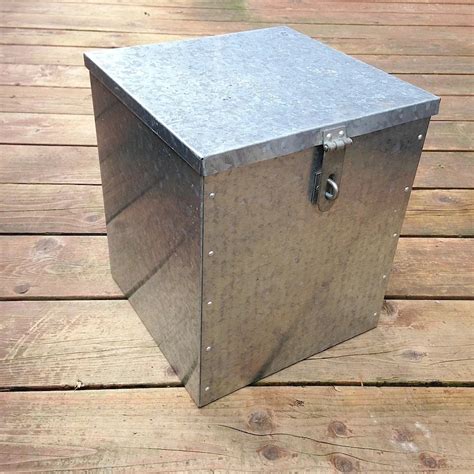 galvanized metal boxes|boxes 50 50cm galvanized steel.